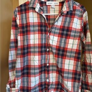 Old Navy Multicolor Plaid Shirt